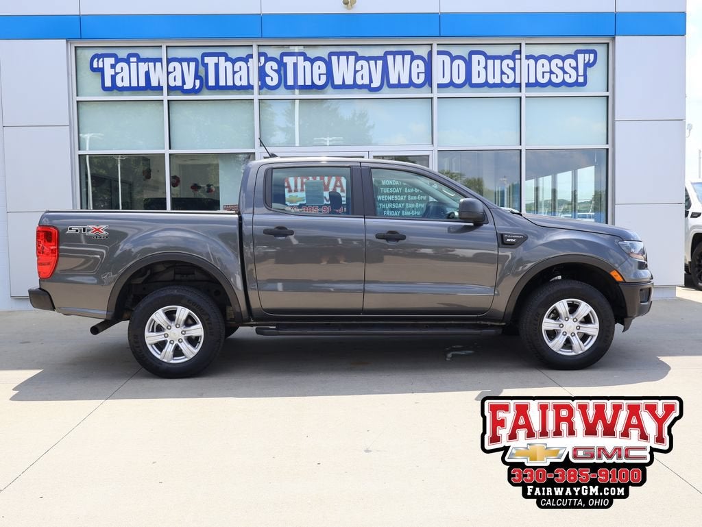 2019 Ford Ranger XL in Gray — front three-quarter view