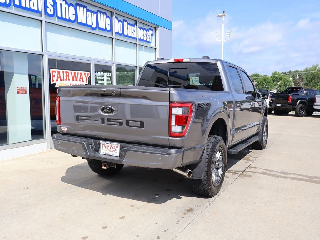 2022 Ford F-150 — rear three-quarter view