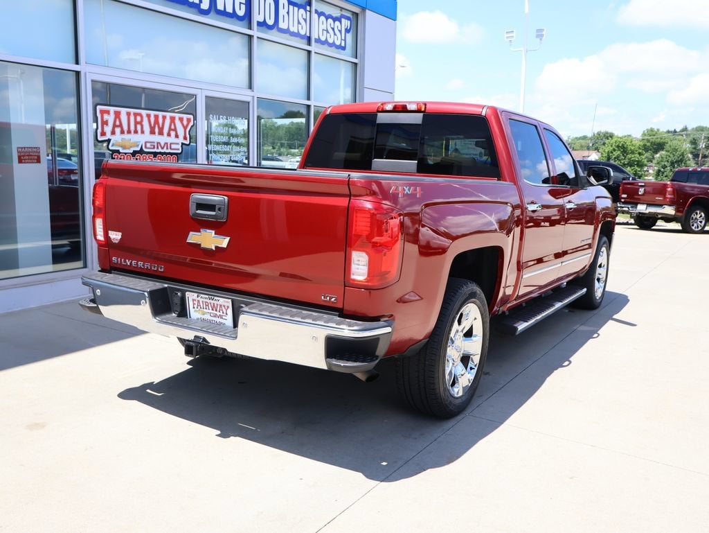 2018 Chevrolet Silverado 1500 — rear three-quarter view