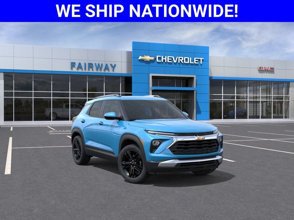 2026 Chevrolet Trailblazer LT in Marina Blue Metallic — front three-quarter view