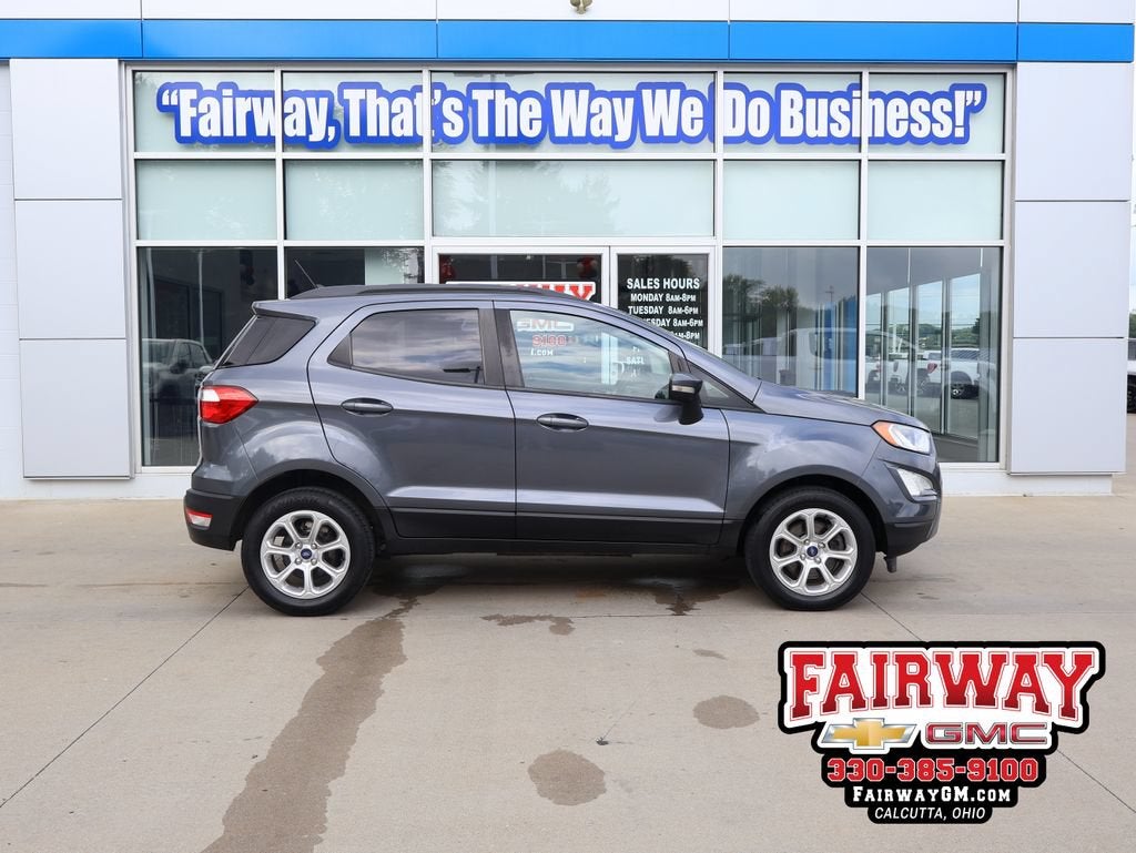 2020 Ford EcoSport SE in Gray — front three-quarter view