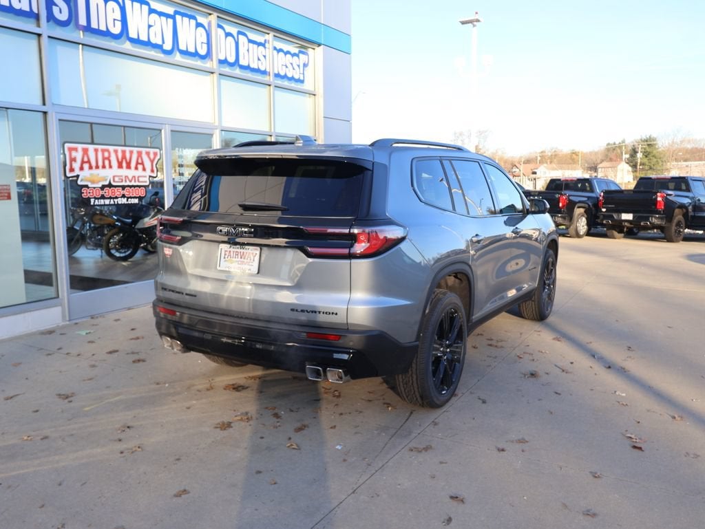 2026 GMC Acadia — rear three-quarter view